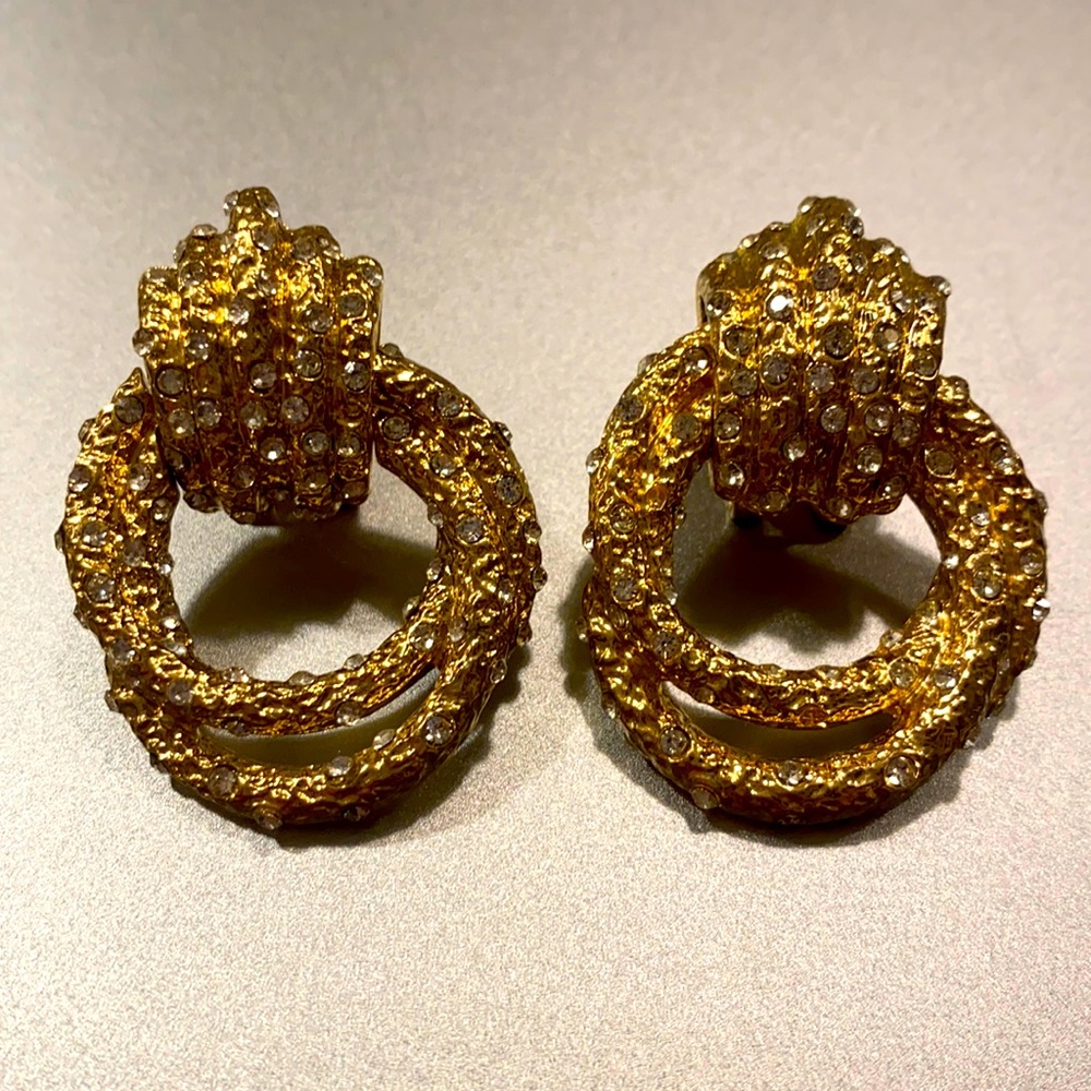Door knocker earrings